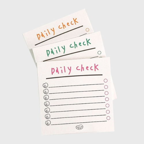 [신학기 SALE] daily check! 메모패드